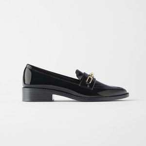 ZARA chain loafers